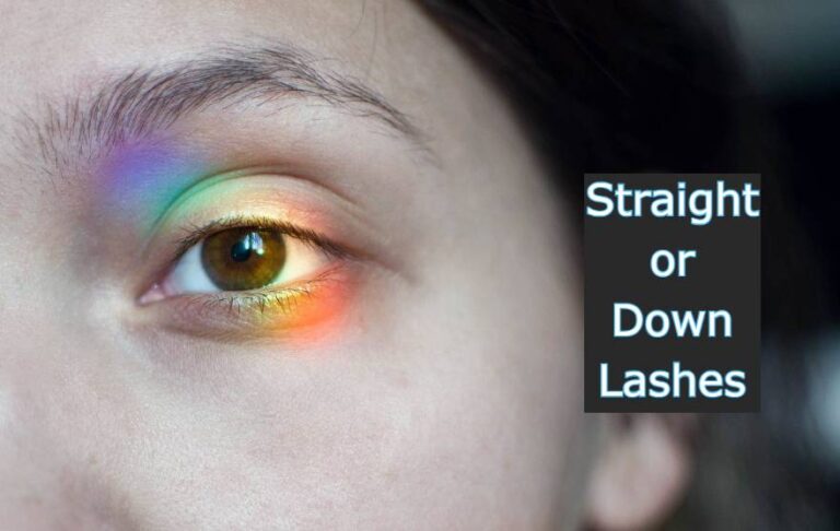 straight eyelashes