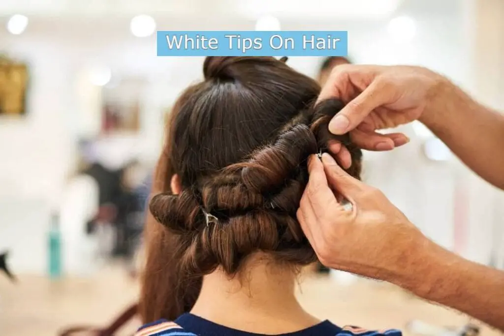 white tips on hair