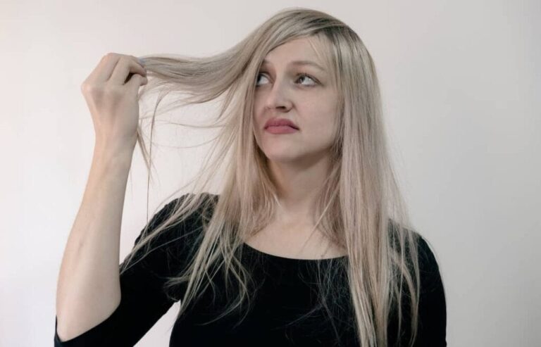 hair feels waxy