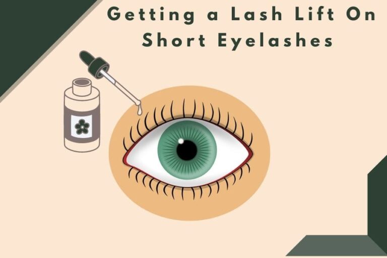 lash lift on short lashes